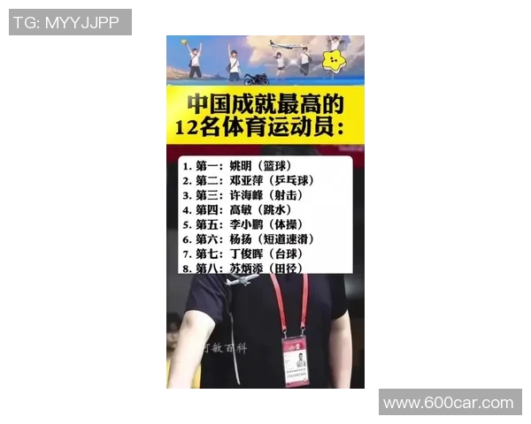 中国体育界的璀璨明星排行榜揭晓谁将成为最受欢迎的运动偶像