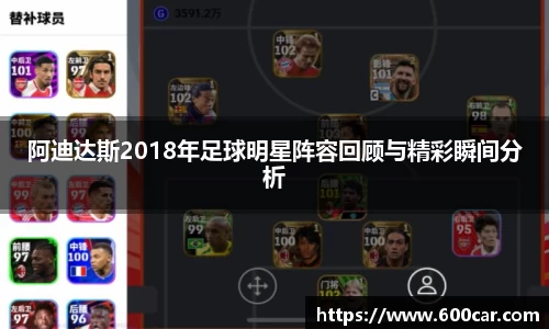 阿迪达斯2018年足球明星阵容回顾与精彩瞬间分析